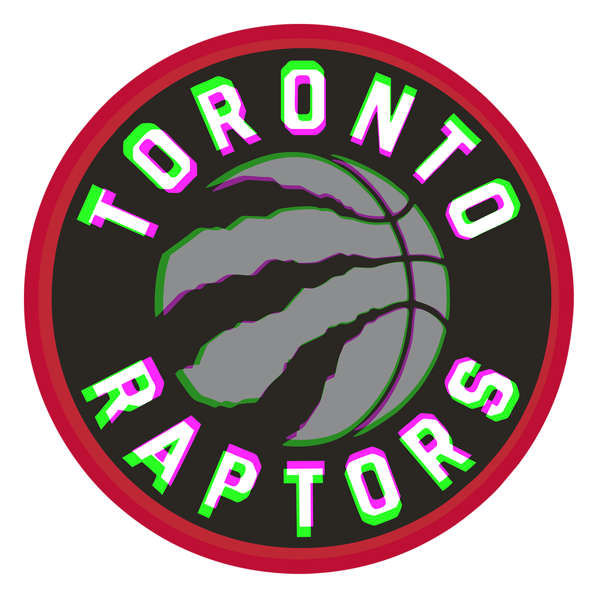 Phantom Toronto Raptors logo iron on paper